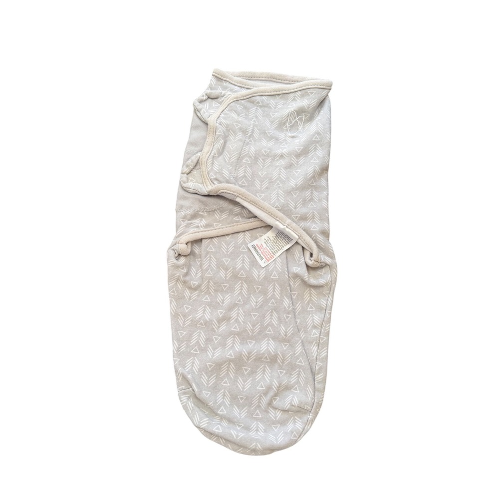 SwaddleMe Original Swaddle Gray White Arrow Print Cotton Infant Wrap SM/MED